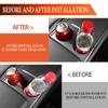 Car Water Cup Holder Insert Slot Anti-Slip Limiter Clip Auto Interior Accessories For Tesla Model 3 Model