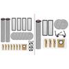 Main Side Brush Mop Cloth Kit For Mijia Robot Vacuum 6 Max / PV11CN Main Side Brush Mop Cloth Vacuum Cleaner Accessories