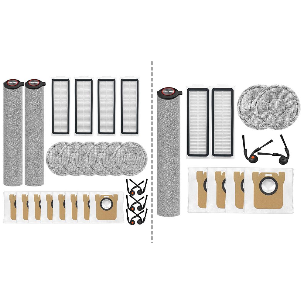 Main Side Brush Mop Cloth Kit For Mijia Robot Vacuum 6 Max / PV11CN Main Side Brush Mop Cloth Vacuum Cleaner Accessories