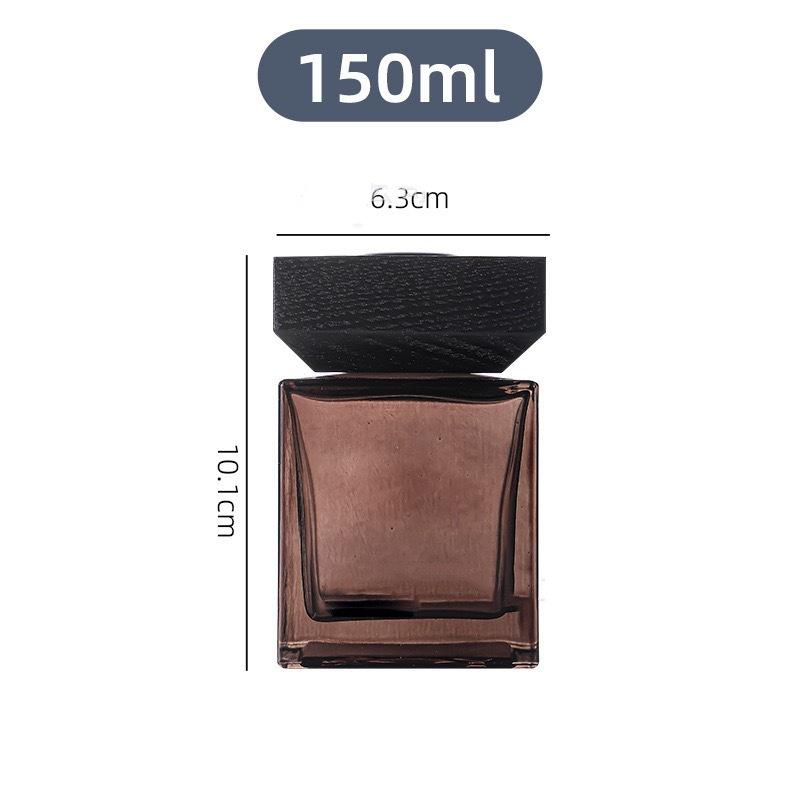 50ml Frosted Square Aroma Diffuser Glass Bottle for Home or Car Decoration