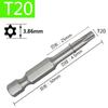 Hex Shank Star Bit Set: High Hardness Magnetic Screwdriver and Drill Set