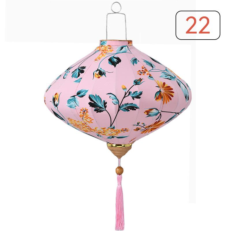 

Шелковый фонарь в китайском стиле 12/14 дюймов Древний дворцовый фонарь Вьетнамский традиционный весенний фестиваль середины осени подвесной декор для вечеринки 14 inch