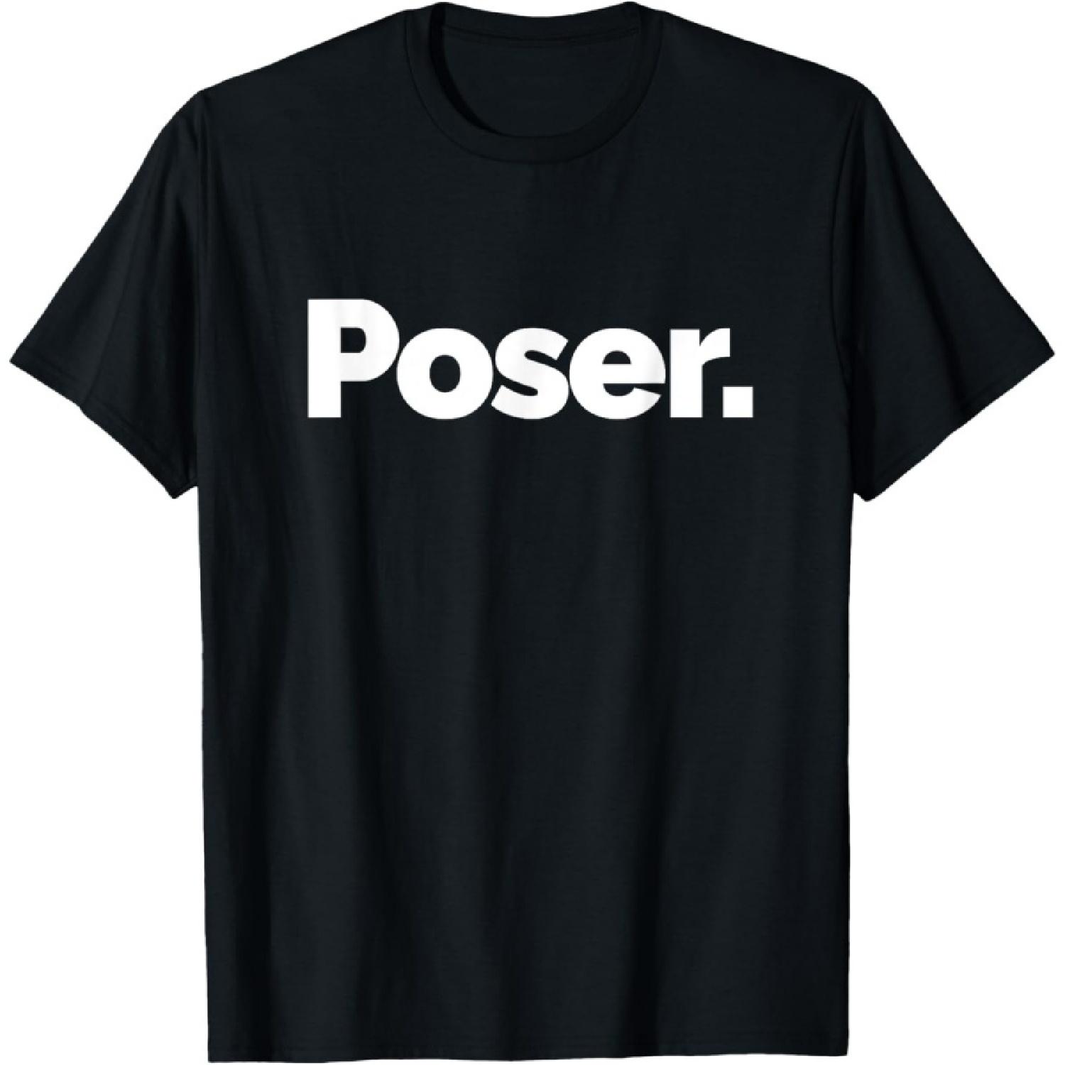 Футболка с надписью Poser(1) S