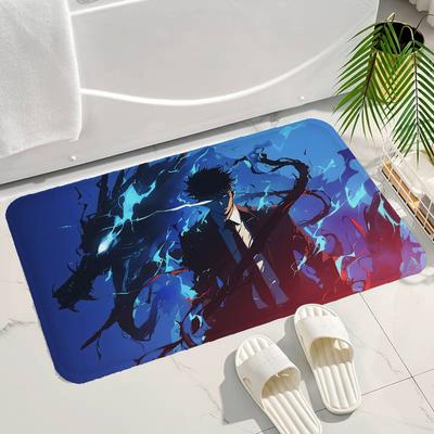 Fashion Solo Leveling Room Mats Anti-slip Absorb Water Long Strip Cushion Bedroon Mat Household Carpets