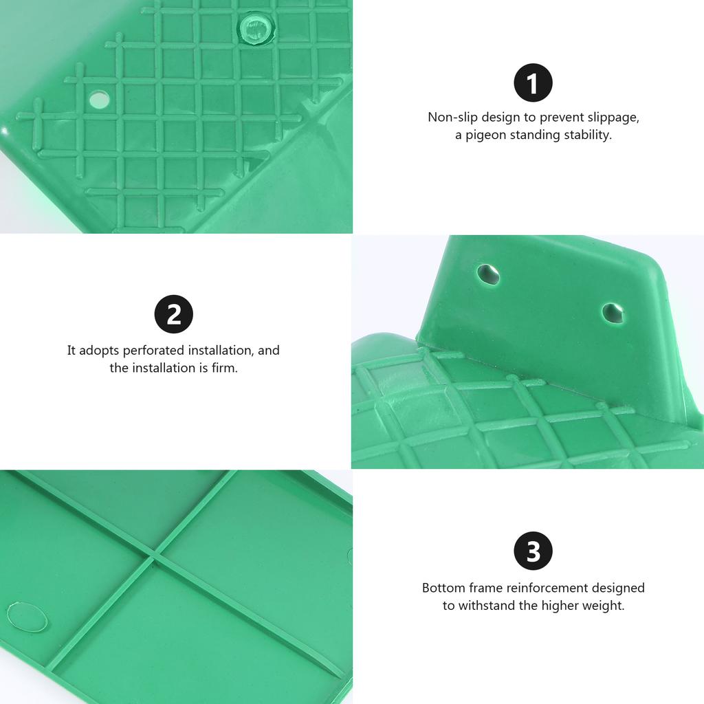 5 Pcs Birdcage Barbecue Pigeon Perch Pigeons Rest Stand Plastic Rooster Standing Frames Roosts