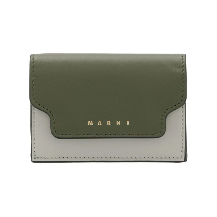 

Marni Wallet Women Wallets Dark-Green Leather PFMOW02U23LV589-Z473N Basic Set (Bag+Dust Bag)