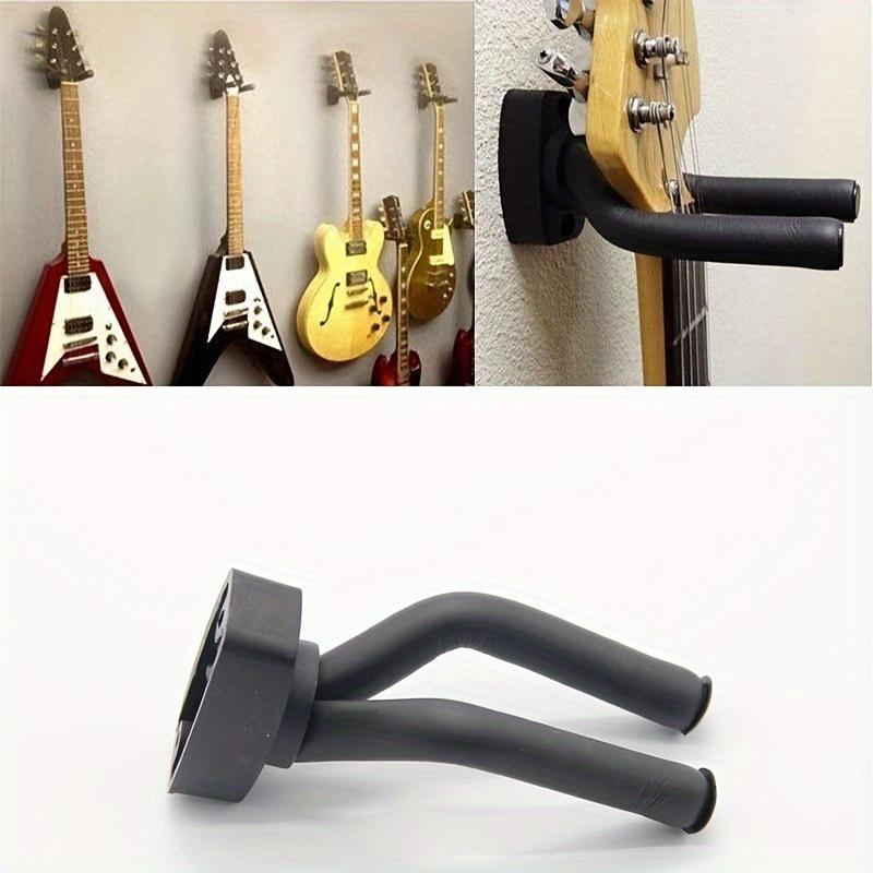 

1 Fashionable Black Guitar Wall Hanger, Guitar Stand, Home Recording Studio and Music Room Accessories, Guitar Accessory Hook