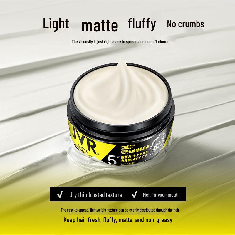 JVR Mattes Parfümfreies Styling Haarwachs 80g