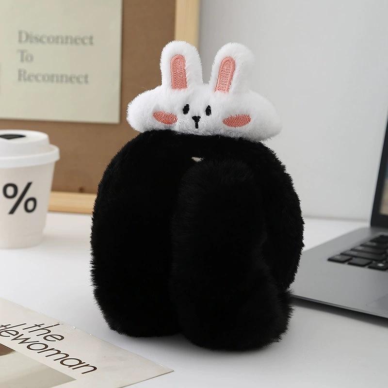 Rabbit Plush Ear Keep Warmer Winter Earmuffs for Women Fashion Outdoor Earflap Protection Ear-Muffs Ear Cover