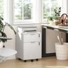 Office Pedestal, 2 Drawers, 2 Hanging File Bars, Lockable, 2 Keys, 42 x 40 x 60 cm