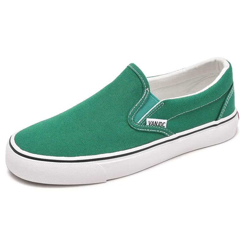 Summer Couple Vulcanized Canvas Walking Shoes Women Slip on Men Comfortable Fashion Platform Jogging Sneakers Outdoor Trainers