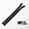 Metal Closed-End Light Gold Zipper for Handbags, Pencil Cases, Wallets, and Clothing