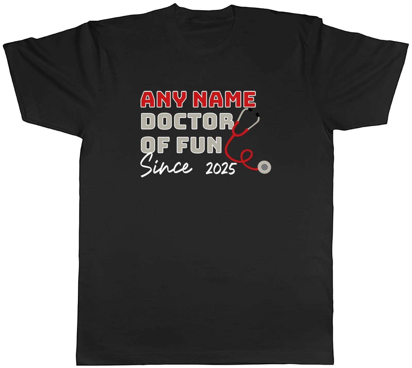 Personalised Any Name Doctor of Fun Since Mens T-Shirt Tee Gift Top L