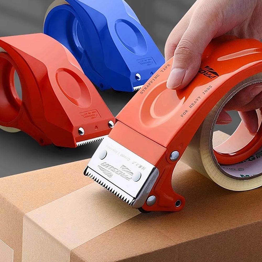 5cm Office Adhesive Roller Tape Dispenser Cutter Stationary Unharmed Transparent Sealer Cutter Package And Tape Tape Safe 2 T6b6