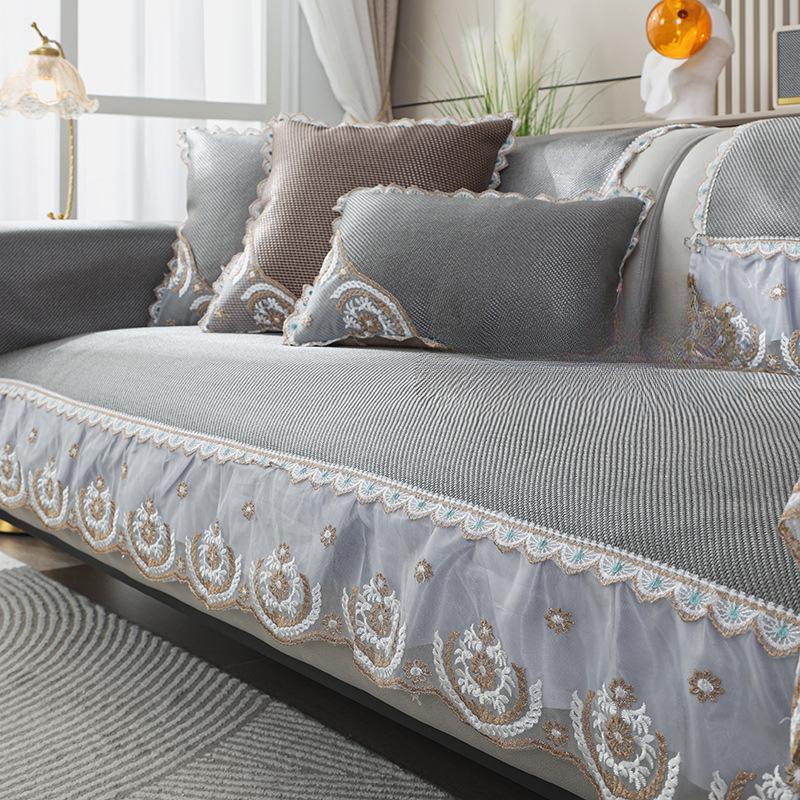 Cooling Rattan Sofa Cushion Summer Summer Ice Silk Rattan Mat Non-Slip Mat Cushion Leather Sofa Cover Non-Slip Seat Cushion