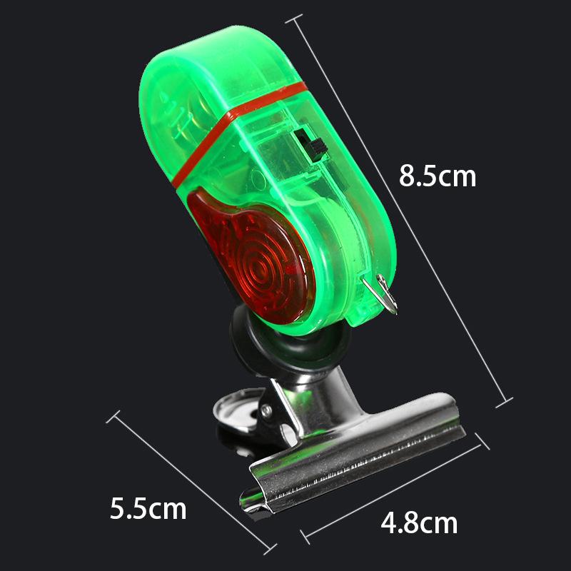 1Pc Fish Bite Alarm High Sensitive Fishing Alarm Sound Bell Led Light Indicator Clip-On Fishing Rod Buzzer Fishing Accessories