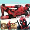 Fantástico Fato de Spandex de Corpo Inteiro Deadpool em Lycra com Tecido Respirável