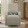 Jacquard T-shaped Waterproof Striped Plaid Small Chivas Sofa Cover Solid Color Elastic Single Massage Lounge Chair Cover Cover