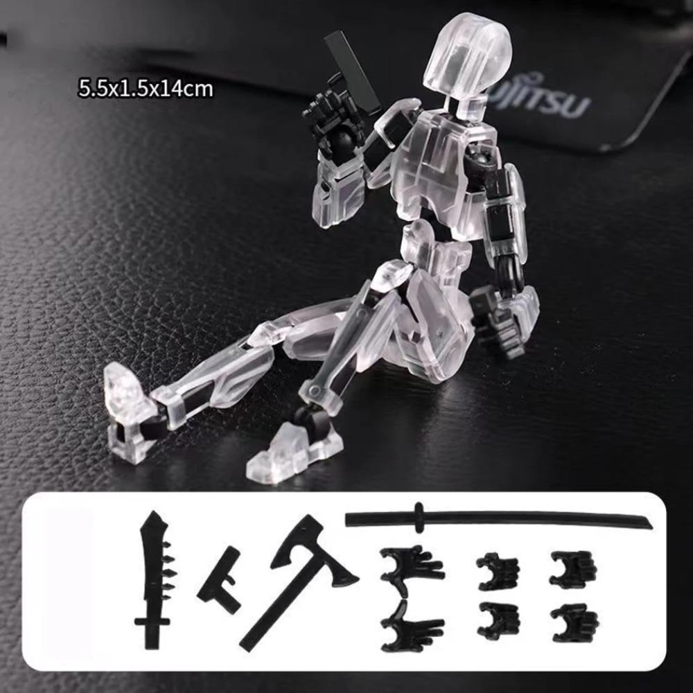 UNGH Multi-Jointed Movable Robot 3D Printed Mannequin Toy 13 Action Figure Full Body Movable Robot Toys Gifts For Children