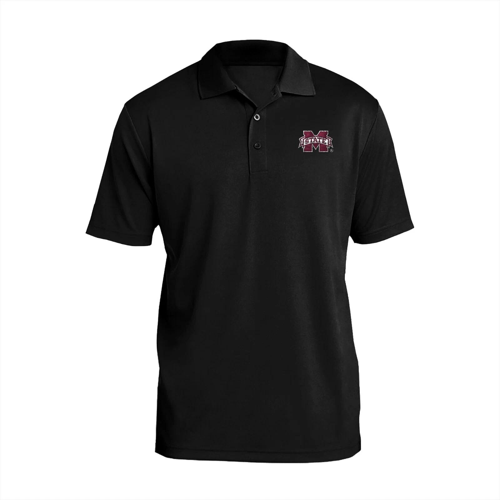 Mississippi State Bulldogs Primary Logo LC EMB Polo L