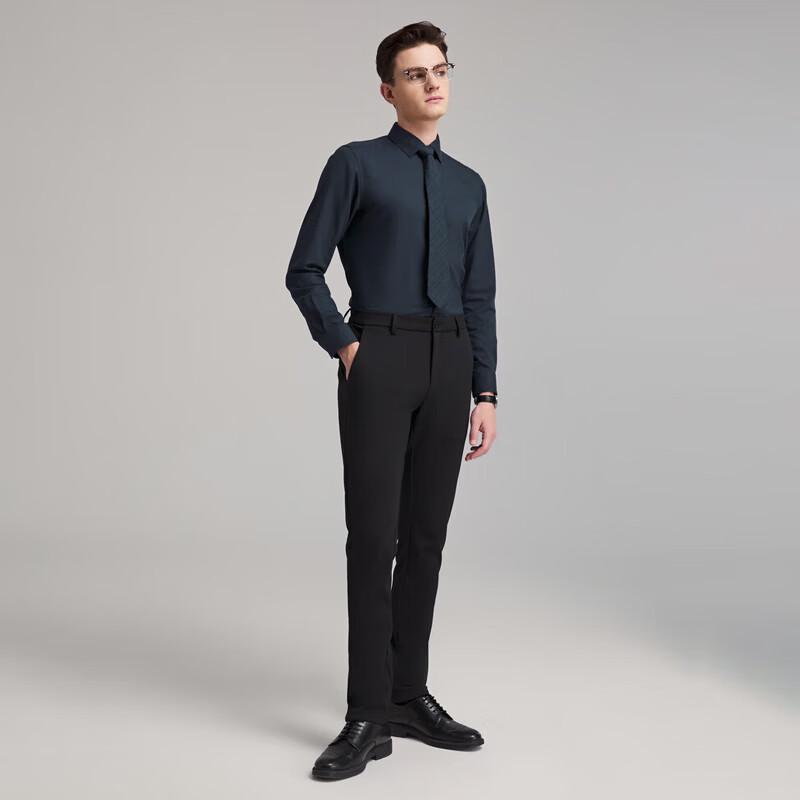 YOUNGOR Men's Soft Knit Straight-Leg Pants