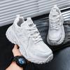 New Fashion Men 's Four Seasons Comfortable Thick Sole Shoes Students BoysTrending Soft Sole Breathable Casual Running Sneakers