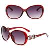 Big Frame Eyewear Outdoor Sunglasses Korean Black Shades Glasses Simple Retro Sunglasses  for Women