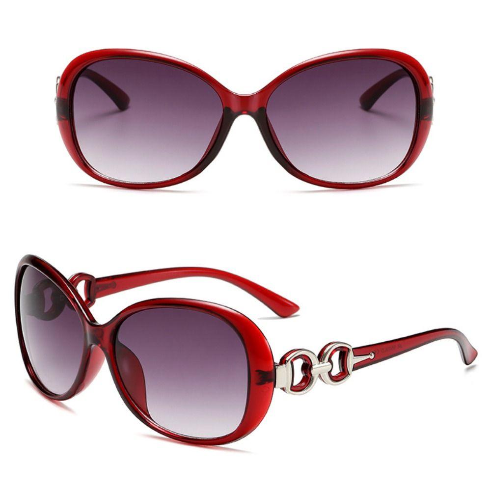 Korean Retro Sunglasses Big Frame Eyewear Driving Glasses Simple Black Shades Glasses  for Women