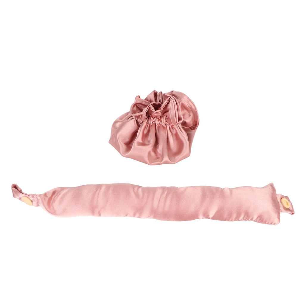 Heatless Bun Hair Styling Kit Cloth Portable Soft Satin Heatless Curler for Sleeping Long Hair