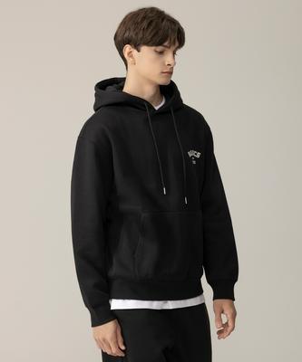 Uni Brushed Terry Oversized Hoodie Black Lxts7103