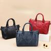 Genuine Leather Vintage Handbag for Women Top-grain Cowhide Fashionable Single-shoulder Crossbody Bag for Women