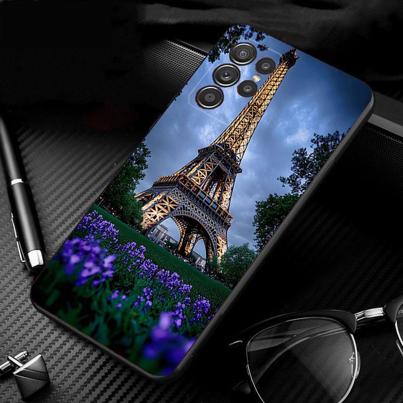 Eiffel Tower Phone Case For Samsung Galaxy S25 S24 S23 S22 S21 Ultra S24 S23 S22 S21 S25 Plus S24 S25 FE