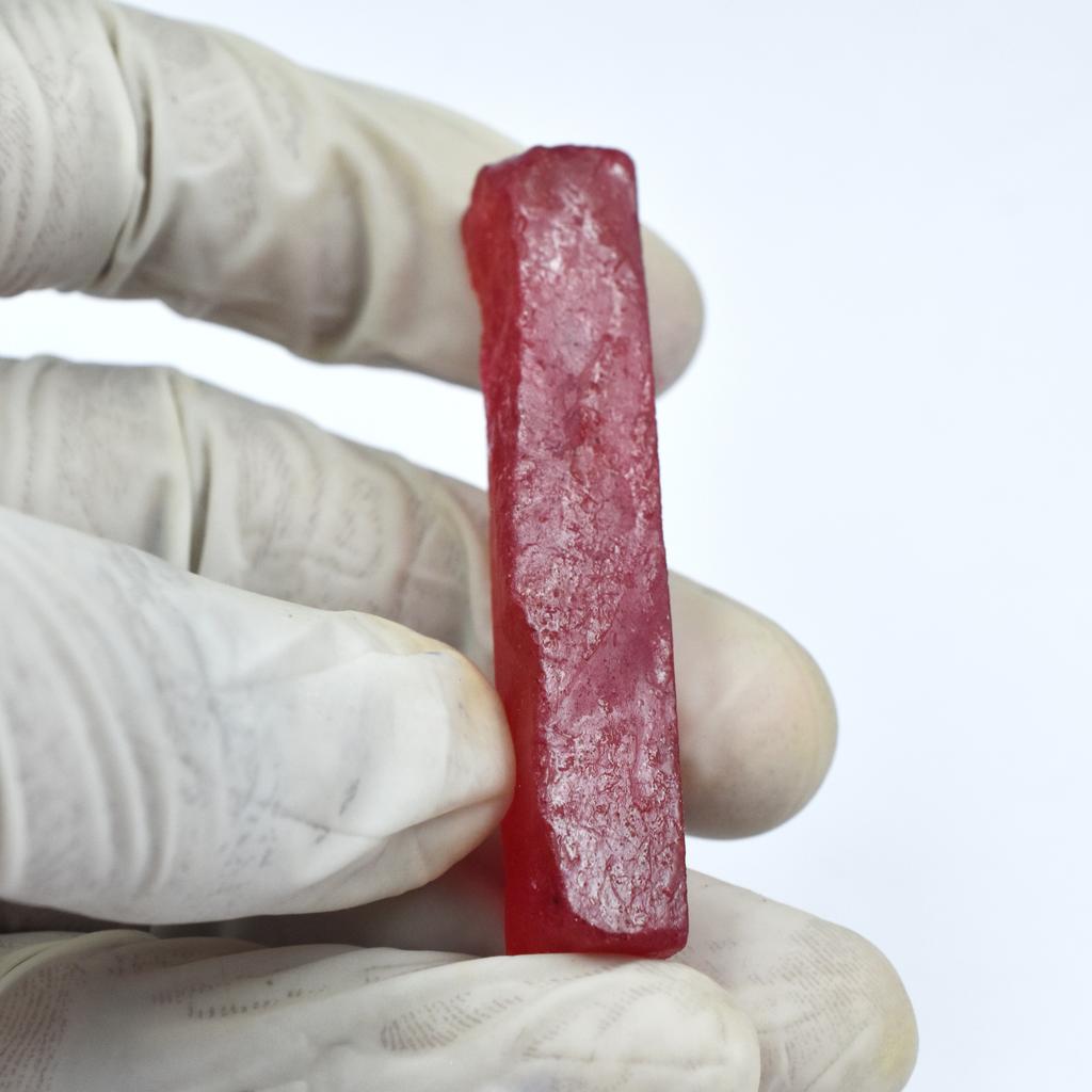 85.21 Carat Natural Red Ruby Uncut Raw Dyed Rough Loose Gemstone