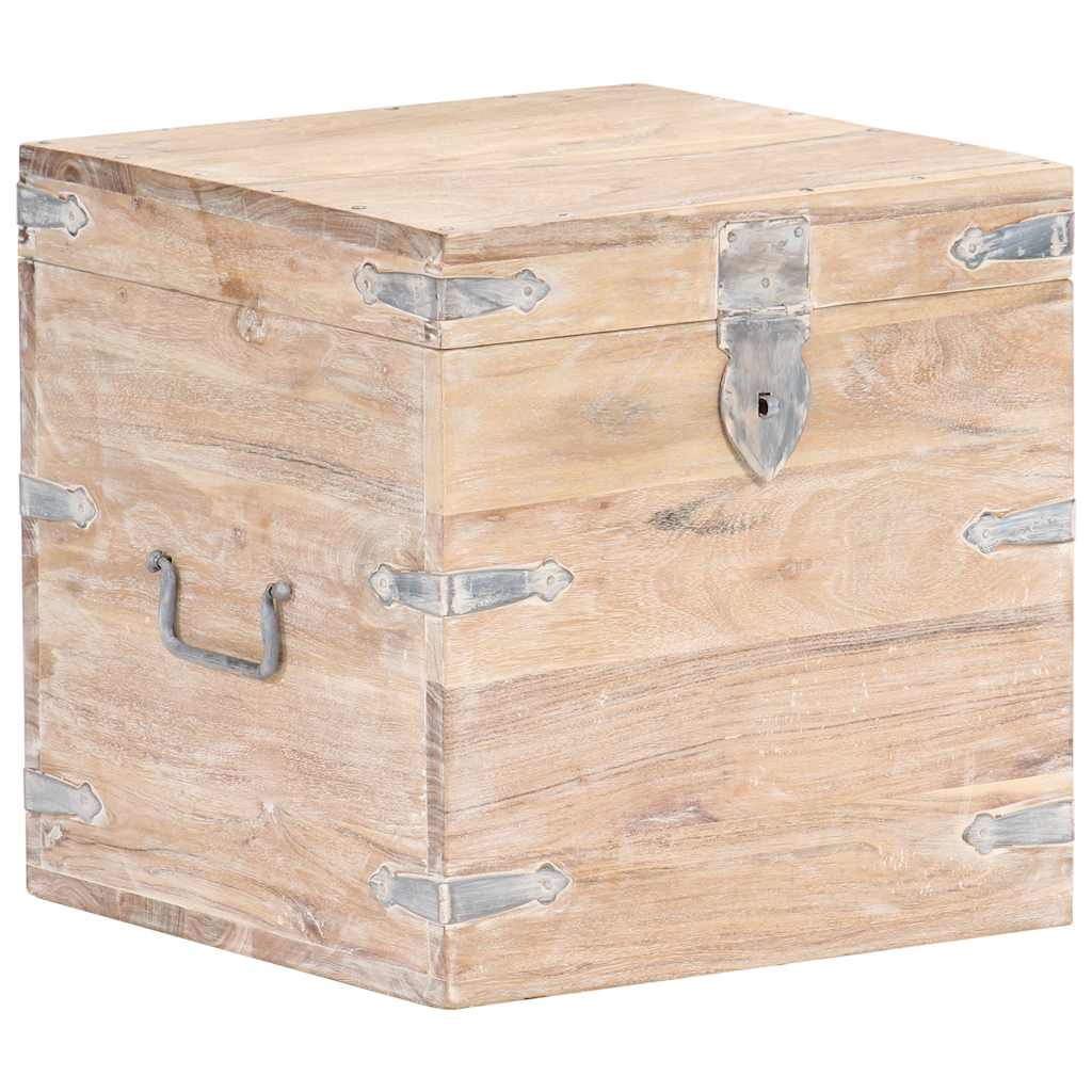Storage Chest 40x40x40 cm Solid Acacia Wood