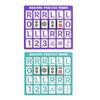 Huaqianguhh Mahjong Practice Board with RLO Charleston Guide & 24 Slots, 3D Printed Solo Trainer, American Strategy Aid for Home Learning Beginners