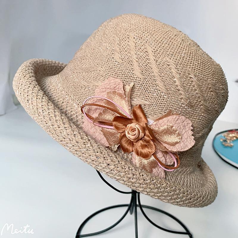 Spring Knitted Fisherman's Hat Literary Hat Female Autumn Korean British Hat China-Chic Leisure Versatile Pot Hat