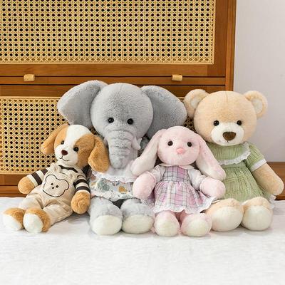 Jenny Serie Plüschpuppe: Bär & Hase Kleiderstil, Perfektes Kinderspielzeug & Begleiter