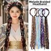 Ethnisch Stil Bohemian Quaste Stirnband Synthetisch Bunt Zöpfe Haarteile für Frauen