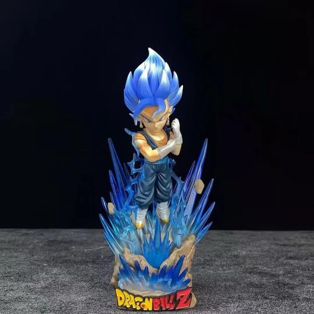 Figura Modelo de Juguete Coleccionable Regalo de Acción GK de PVC Muñecas Japonesas Regalos de 16CM Anime Dragon Ball Z VEGITO Super Saiyan Azul