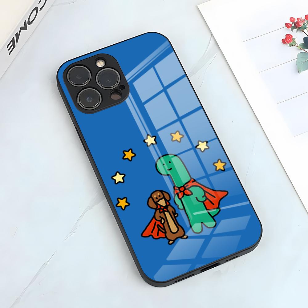 

Cute J-Joguman Phone Case For IPhone 17 Pro Max 15 Pro 16 14 Plus 12 13 Mini 11 Pro Shockproof Glass Cover iPhone12 Pro