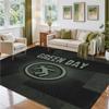 Green Day Design Crystal Velvet Rug Soft Decorative Mat for Bedroom Entrance