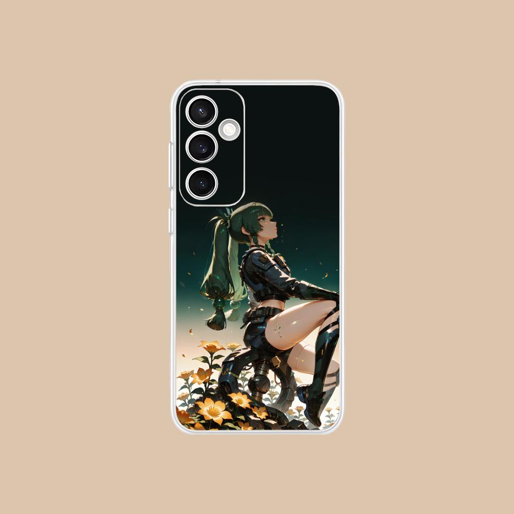 Zenless Zone Zero QingYi Phone Case for Samsung Galaxy S25 S24 S23 S22 S21Plus FE Ultra Clear Colorful Cover Pretty Cellphones