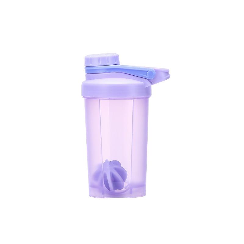 Portable Shaker Bottle for Men & Women - Fitness Protein Powder Water Cup with Scale