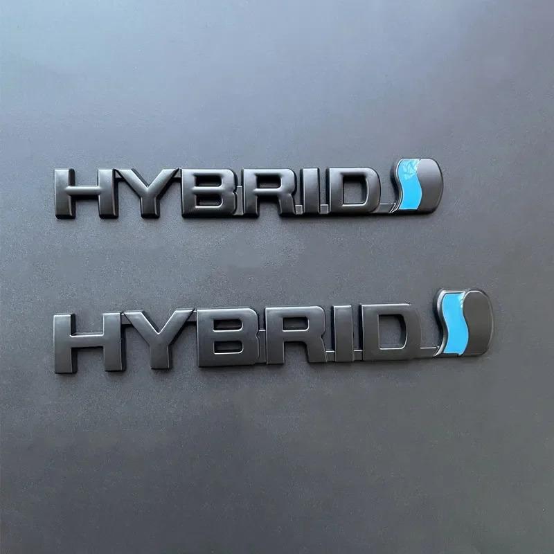 Autocolante Embleme Insigne Metalice 3D HIBRID Aripă Laterală Portbagaj Spate Pentru Toyota Prius Camry Crown Auris Rav4s TRD