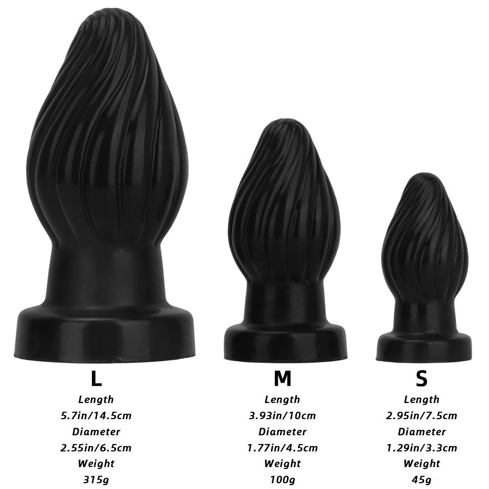 Large Silicone Anal Plug Dilator Stretching Sex Toy for Couples Adults 18+ Fisting Big Dick Dildo