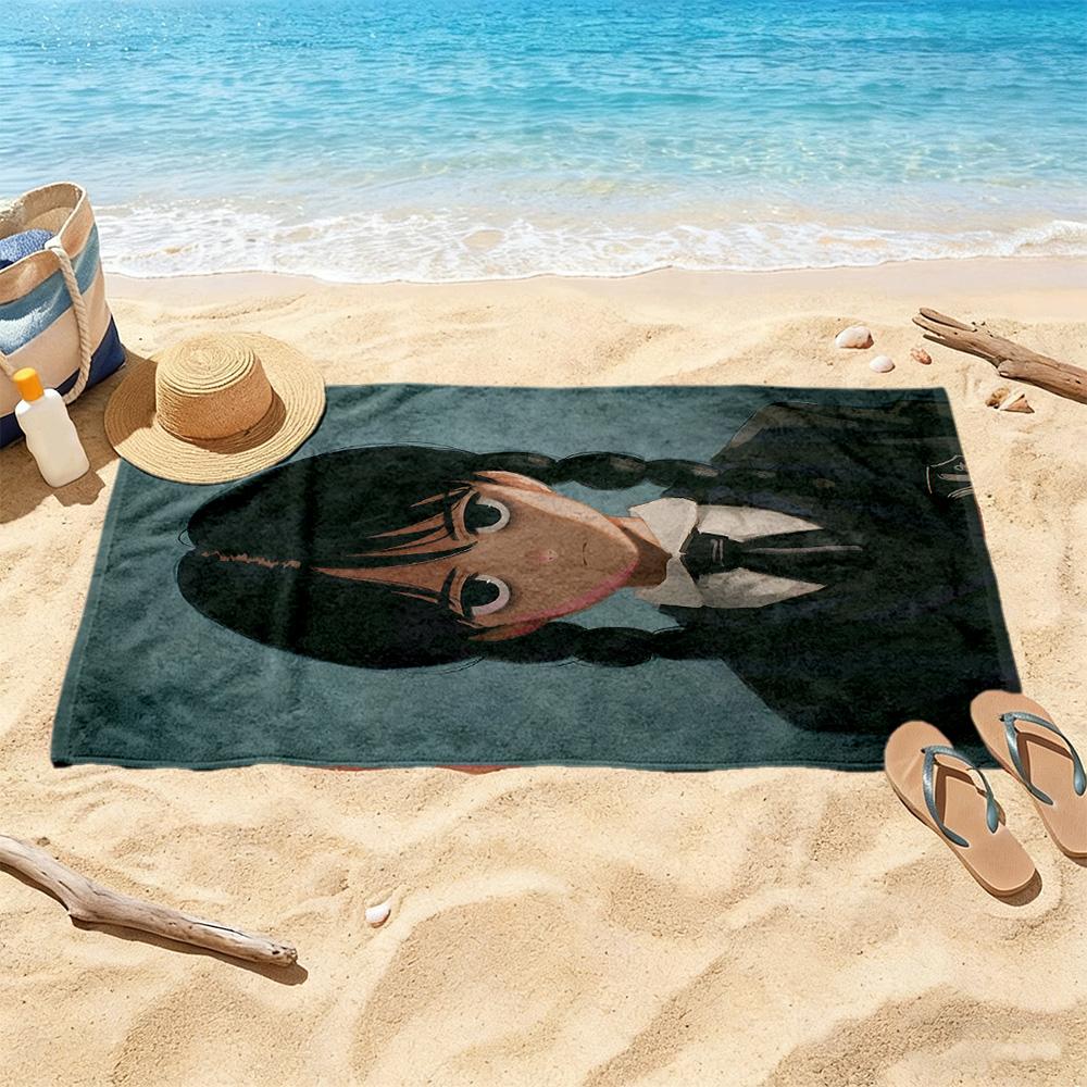 Wednesday Fantasy Night Beach Towel Soft Durable Quick-Dry Comfortable Lightweight Portable for Swimming,Beach,Camping, Travel, Beach Accessories,Gym