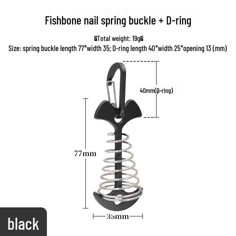 

Outdoor Tent Deck Anchor Peg with Buckle