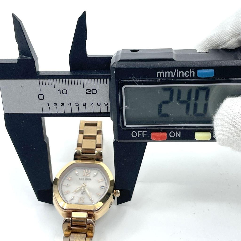 Used Fudo CITIZEN H058-T019129 xC Cross Sea Ladies Watch Radio Solar