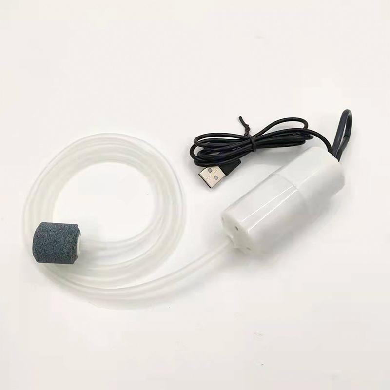 Portable USB Aquarium Air Pump:Mini Oxygenator for Fish Tanks and Aquatic Accessories