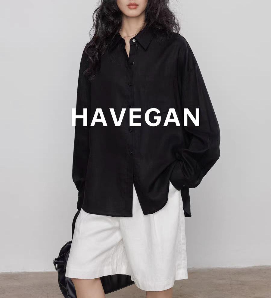 Jian Havegan Women s Tencel Linen Long-Sleeve Shirt - Vintage Casual Style XL